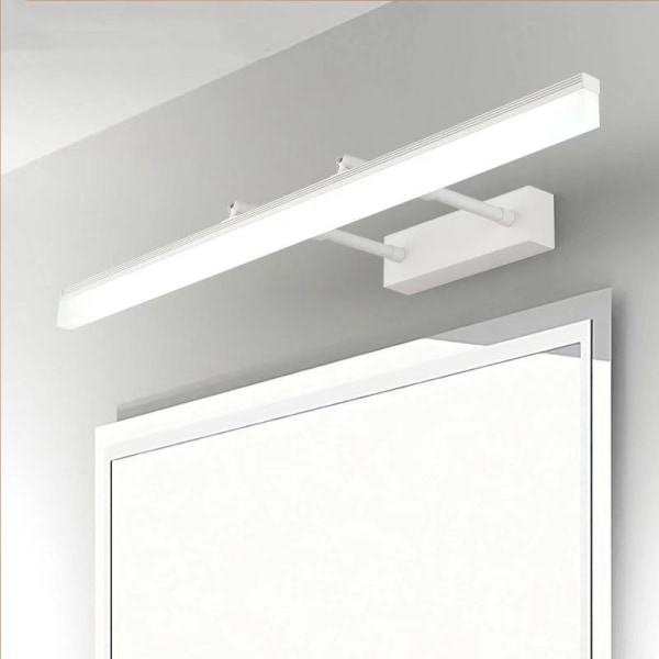 Teleskopisk speilskap speil frontlys LED baderomslampe Enkelt moderne antidugg hvitt sminkespeillys