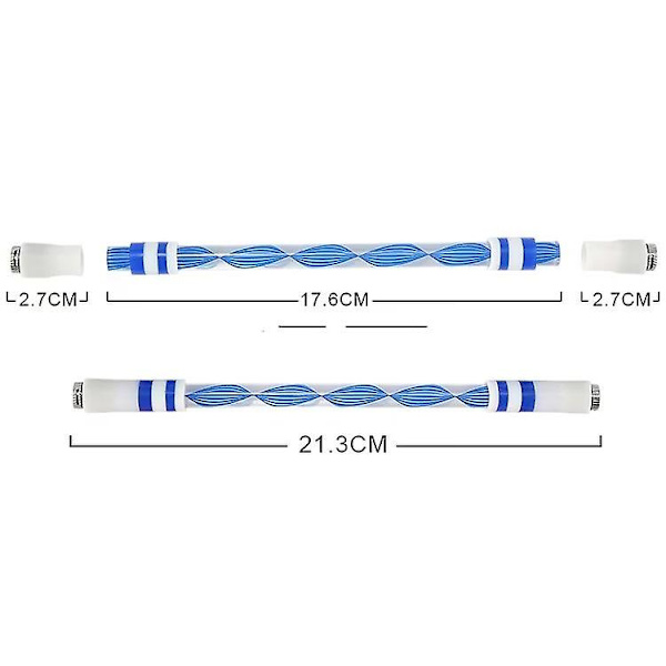 Rullende penn Lysende Spinnpenn Spesiell penn uten refill for barn 4 stk, flerfarget