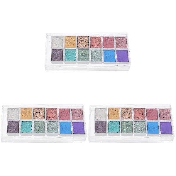 3 Ask  Järnask  Packad Vattenfärg Fast Vattenfärg Målnings Pigment Målningstillbehör 3 oxe1X1.6X1 3 oxe 1X1.6X1.9CM