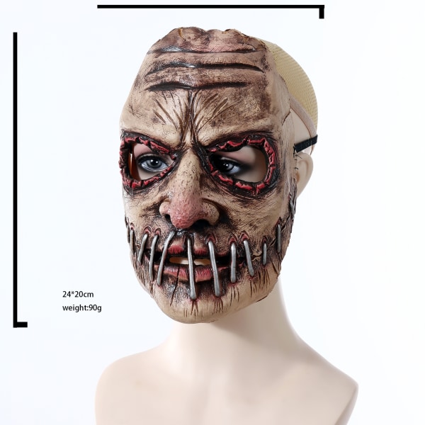 Halloween Blodig Skräckmask Simulerings Thriller Atmosfär för Fest Maskerad Ny
