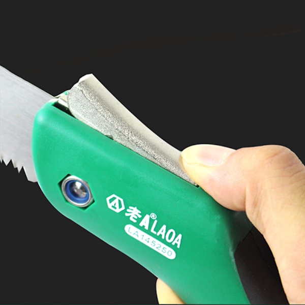 Gren- och kvist såg för optimala snitt, bladlängd 250 mm, kromkrok, precisionständer med skärpning (9T)