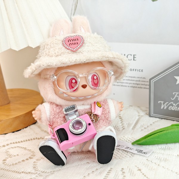 /RYI/ Mini Kläder för Labubu Set Gosiga Labubu Kläder Söt Hatt och Klädset Labubu Kläder 9 as color(no doll)