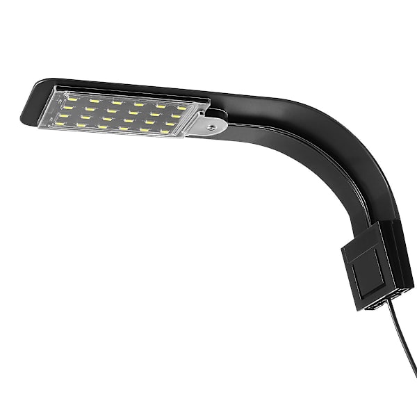 Akvarielys Akvarie Lampe Fiskedam Lys LED Akvarielys Akvariebelysning Planter Black