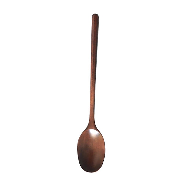 2 stk. Lange Træskeer Husholdningssuppeøse Madserveringsskovl Køkkenredskaber Til Hjemmet Restaurant Lysegul Og Brun Blandet Farve 23,5 * 4 cm Mixed color 23.5*4cm