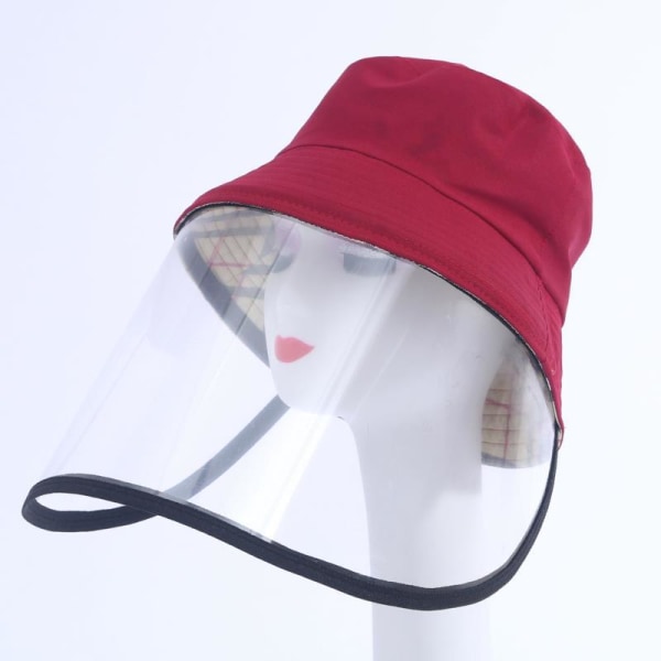 Gratis hat med støvdæksel Vandtæt lilla anti-spyttehat til børn-medium kode