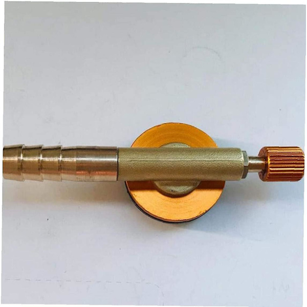 Utomhus Gaskök Säker Omkopplingsladdningsadapter Cylinder Kontrollventil För Platt Tank Uppblåsbar Ventil Gas (1st, Orange, Som Visat)