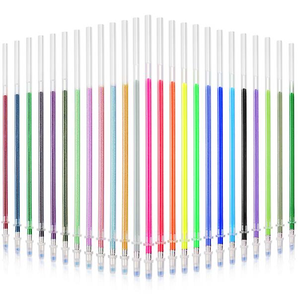 100 st Läppglanssatser Konstmarkör Kulspetspenna Refills Pastellpennor Färgpennor Assorterad färg12,9x0,3 Assorted Color 12.9x0.36x0.36cm