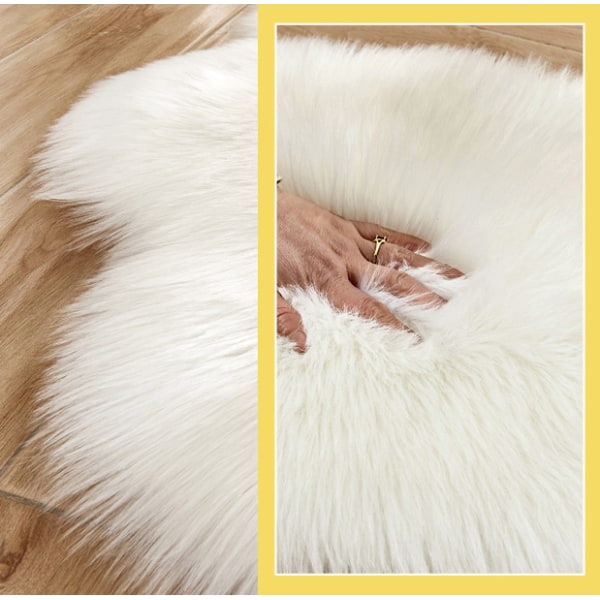 Koristeellinen Furry Pehmomatto Liukumaton Mukava Pehmeä Sisustukseen Olohuoneen yleinen pehmomatto-70*90cm