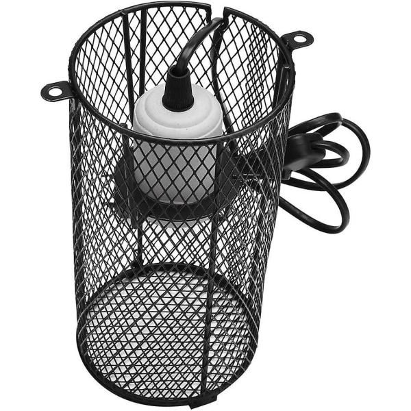 Krypdyrkeramisk lampe, oppvarmet lampeholderskjerm med bryter for amfibie-slangeskilpadde (eu)