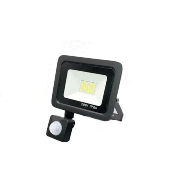 Ulkovalaistus LED-projektori, ulkokatuvalaisin, ihmiskehon induktiivinen LED-projektori (vakiovirtakytketty, ilman pistoketta) (20W)