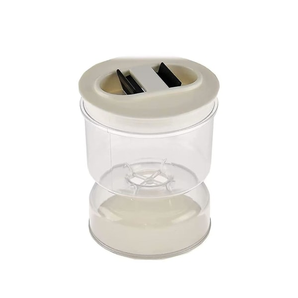 Pickle Hourglass Jar Inläggningsgurka Separator Burk Flip Liten Separator Transparent Inläggningsgurka Burk (1st, Transparent)