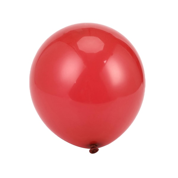 200 stk rubinrød ballon Ny blank metal perle latex balloner krom metalliske farver luftballoner W