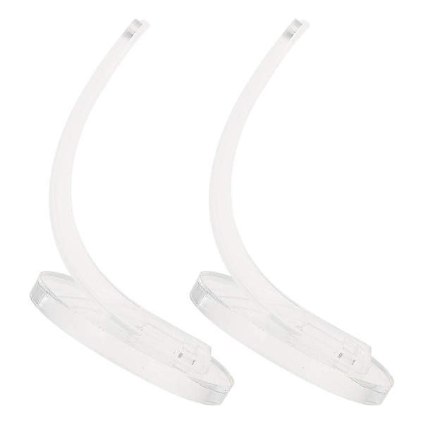 2 stk Makeup Opbevaringsorganisatorboks Akryl Penholder Akryl Display Stativ Pen Opbevaringsstativ Pen Ho transparent 9x7cm