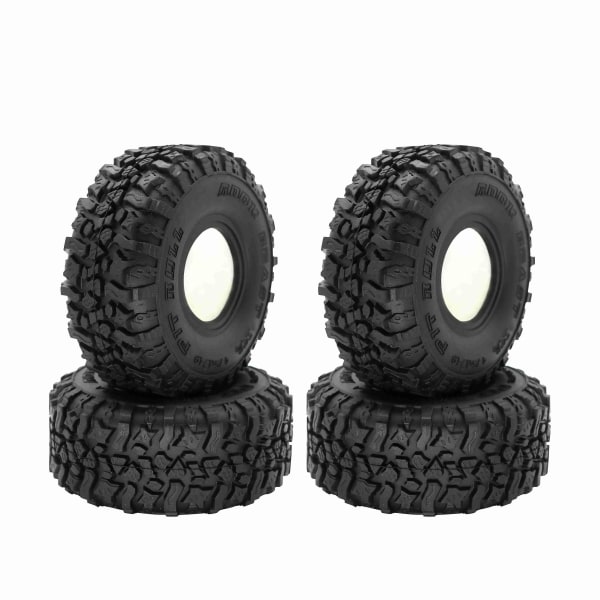 4 stk. 120mm 1,9 tommer Gummi Dæk Hjul Dæk Kompatibel Med 1/10 Rc Klippe Crawler Axial Scx10 90046 Axi03007 Tra