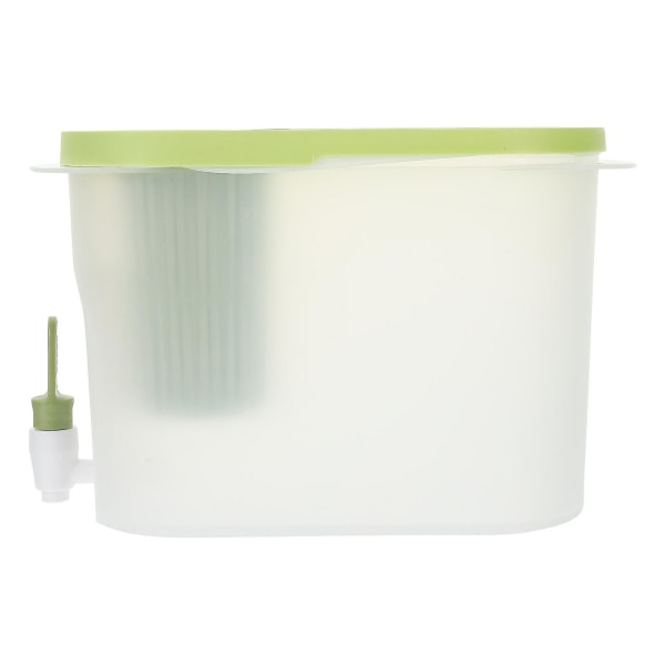 Household Beverage Dispenser Cold Water Pot Juice Cooling Kettle With FaucetGreen27X12X17.5CM