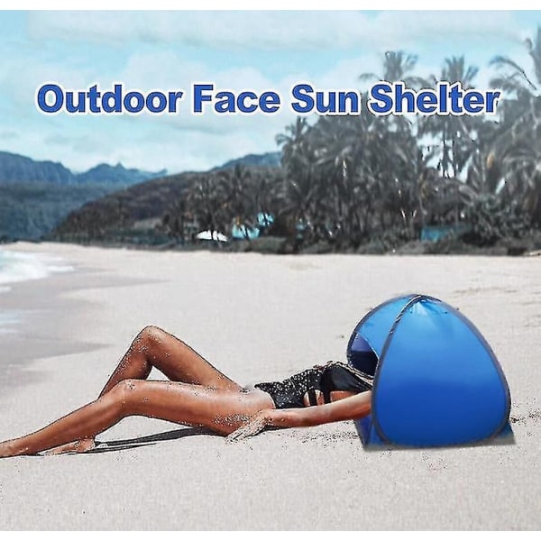 Solskærme, øjeblikkelig solsejl, hoved-pop-up baldakin, automatisk skyggetelt til strandcamping Fiskeri Vandrepicnic