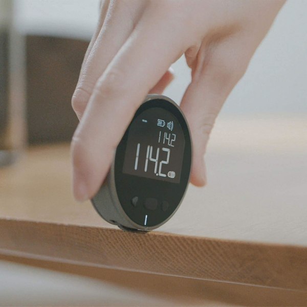 Elektronisk målebånd med LCD-display