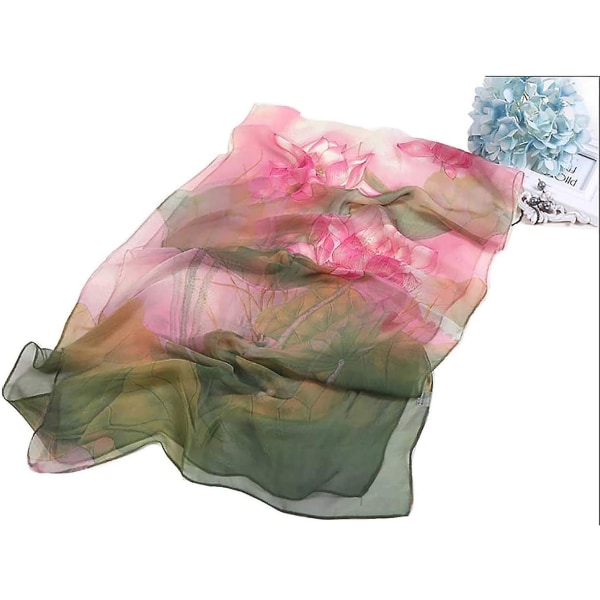 Sjal för Kvinnor Lättvikts Mode Sjal Tryckt Blommigt Mönster Sjal Sjal WrapsW01 W01