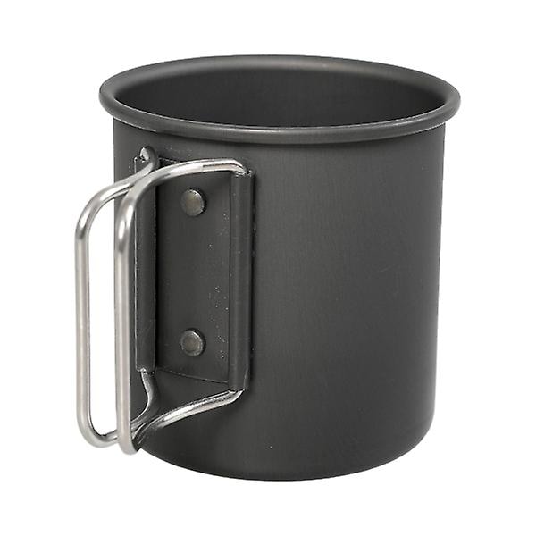Foldbar Camping Vandkop Aluminium Legering Vandkrus Udendørs Kaffe Te Kops Til UdendørsSort8x7.3cm Black 8x7.3cm