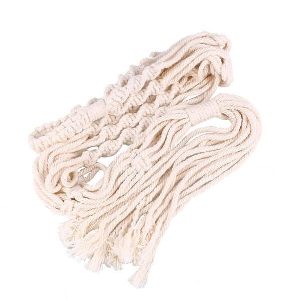 Kasvi Ruukku Sisätilojen Kukkaruukku Naru Pussi Makrame Kasvien Pidike Kukkaruukku Naru Pussi Riippuva Naru Pussi Koristeelliset Kasvit Beige 105cm Beige 105cm