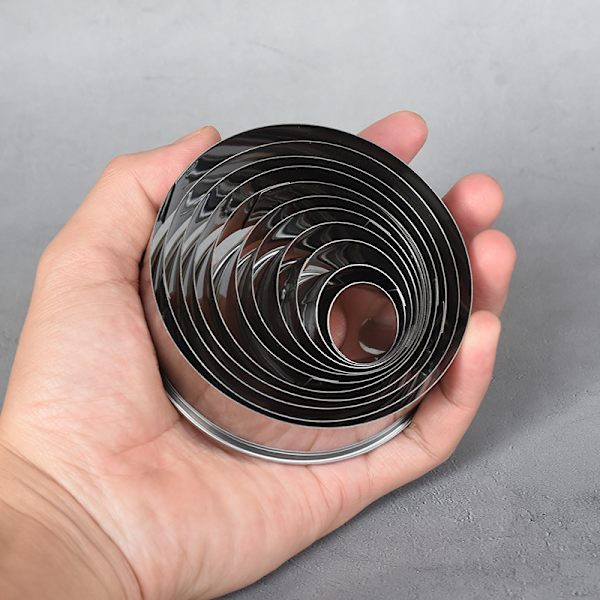 Runda Kakdegsskärare Set 11 Cirkel Bakverk Donut Doughnut Skärare Set Runda Kakskärare Cirkel Bakning Metall Ringformar