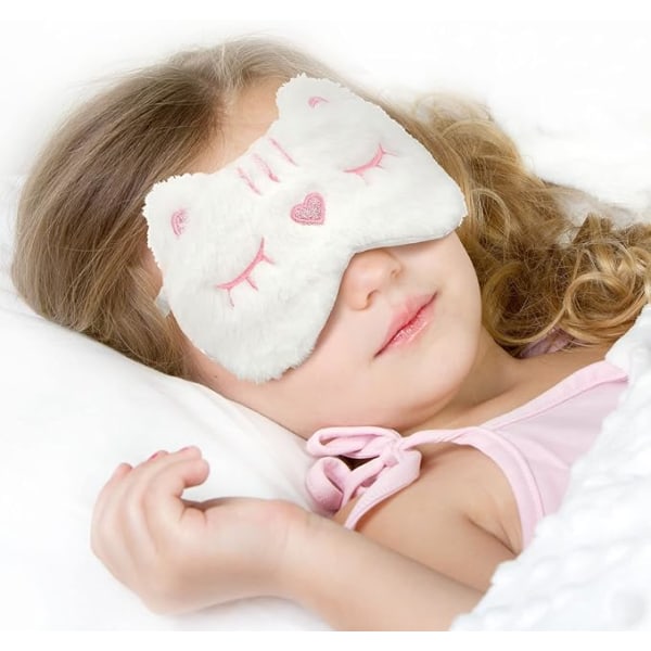 6 kpl Kids Sleep Mask Söpö Yksisarvinen Eläin Sleeping Cover Hauska Pehmoinen Silmäsuoja Naisille Tytöille Lapsille Lentomatkoille