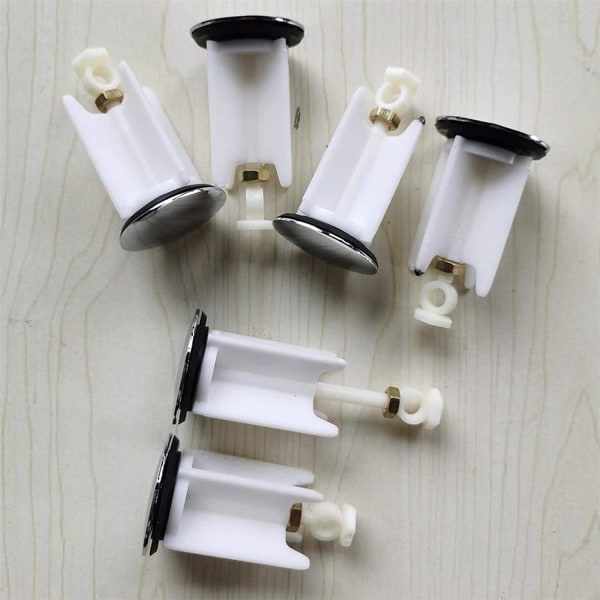 Badekarvask Sink Drain Universal Sink Plug for Vask Bidet Høydejusterbar Anti-kalk Stopper Plug Høydejusterbar Chr