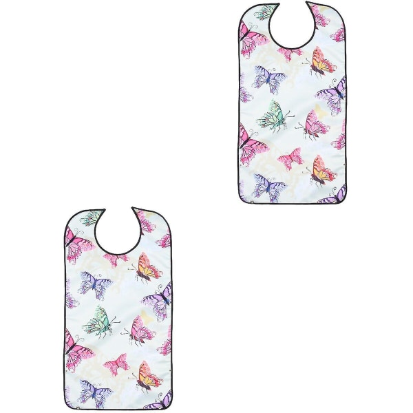 3-pack Vuxenförkläde för Matning Skyddande Förkläde för Äldre Vattentätt Klädskydd 2-pack 86x45cm 2pcs 86x45cm