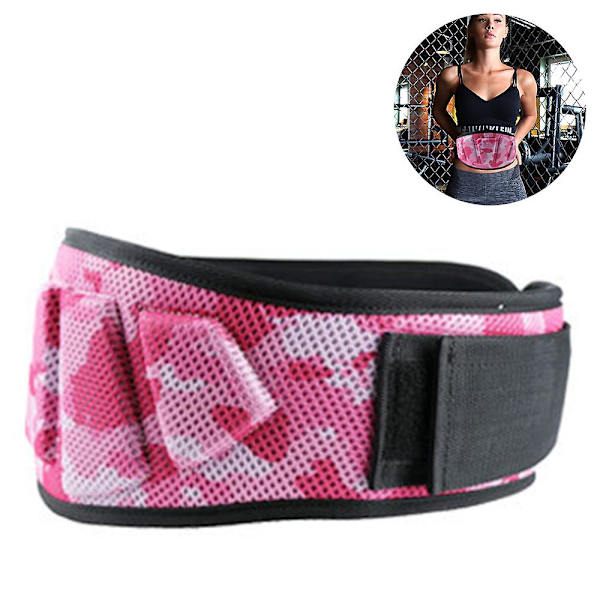P Eva Camouflage Painonnostovyö Miehille Ja Naisille, Kehonrakennus & Fitness Selän Tuki Ristikoulutukseen, Kyykkyihin, Askelkyykkyihin, PinkS Pink S