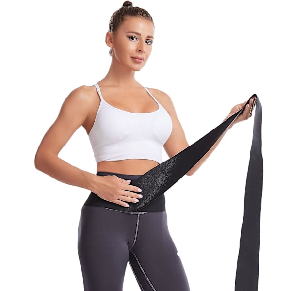 Midjetränare för flickor, Snatch Bandage, Mage Svett Wrap Plus Size Tränings Midjetrimmer för Gym Sport 4 Meter 4 Meters