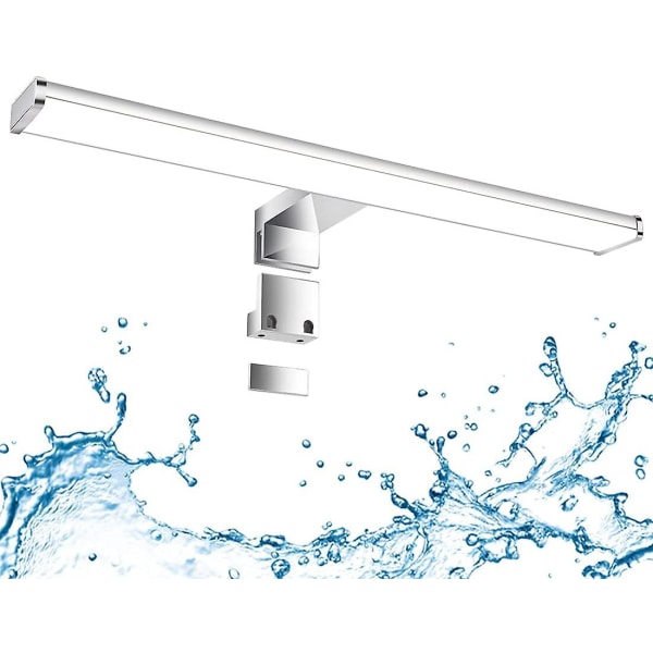 Led-seinävalo kylpyhuoneen peililamppu alumiini 40 8w 820lm 230v luonnonvalkoinen 4000k, Ip44 luokka Ii vedenpitävä ohut kylpypeililamppu, kiinnitys/peiliohjaamo