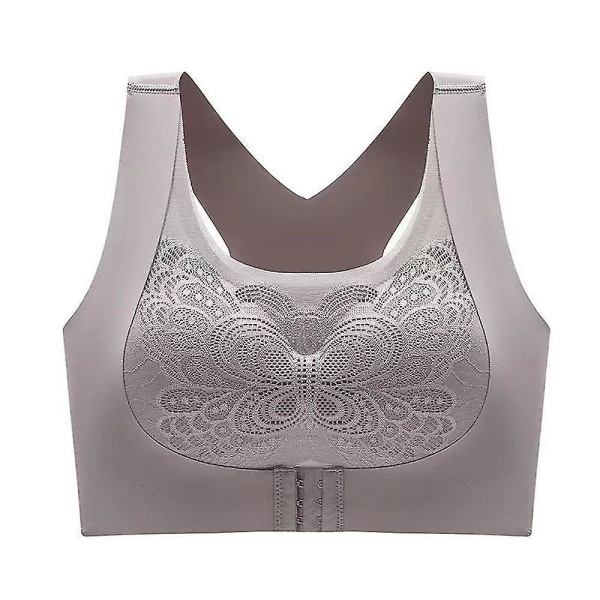 Naisten Saumaton Kauneus Selkä Alusvaatteet Urheiluliivit Seksikäs Push Up Bralette Alusvaatteet Jooga LiivitMGray M Gray