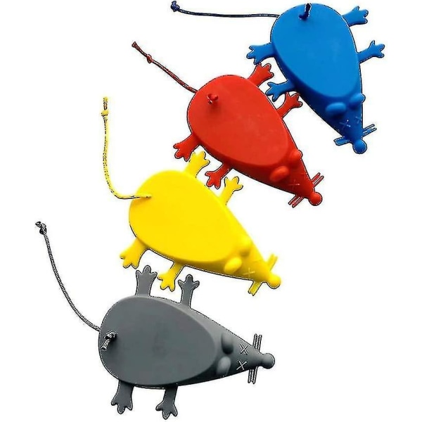 Universal silikon dørstopper for mus (4 farger)