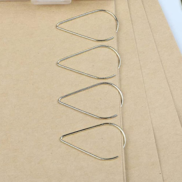 100 kpl Paper Clips, Kestävät ja Ruostumattomat Paperiliittimet