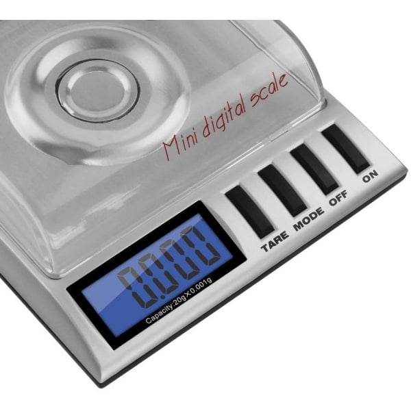 RYI)Smart Weigh Högprecisions Digital Milligram Smyckesvåg, 20x
