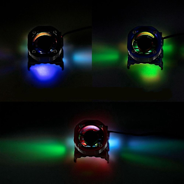 42mm Motor Kjøleventilator Varmespreder Med LED-lys Kompatibel Med Traxxas 1/10 E-maxx E- Summit Arrma 1/8 Kraton