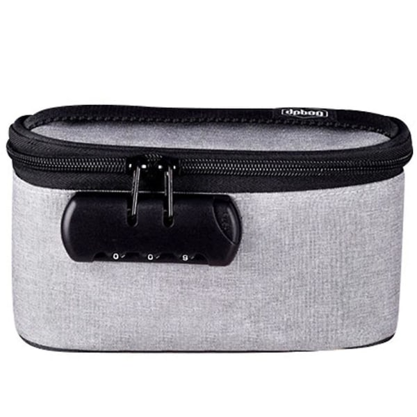 Luktfrie Beholder Dokumenter Bag Reise Gadget Bag Kvitteringer Billetter Organizer Elektronikk Reise O Grey 19X10.5X7.5CM