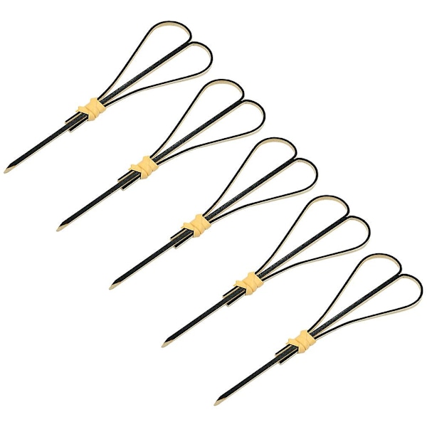 50 kpl 12 cm Cocktail-tikkuja Luovat Käsintehtyt Sakset Muotoiltuja Alkupalotikkuja Hedelmätikkuja Juhlatarvikkeita Black 12cm
