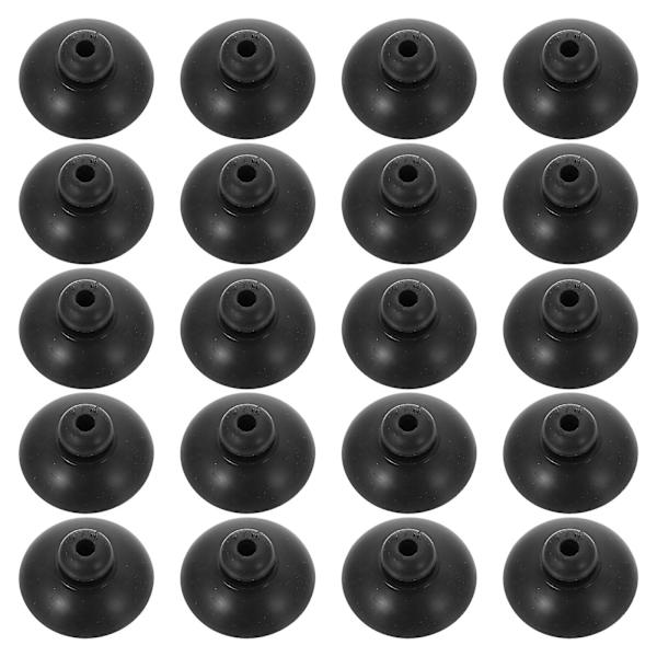 20 kpl Akvaariolämmittimen Kiinnikkeitä Akvaariolämmittimen Kiinnikkeitä Akvaarioputken Pidikkeitä Kalatankin Ilmaputken Järjestäjä Ilma A Black 2.5X2.5X1CM