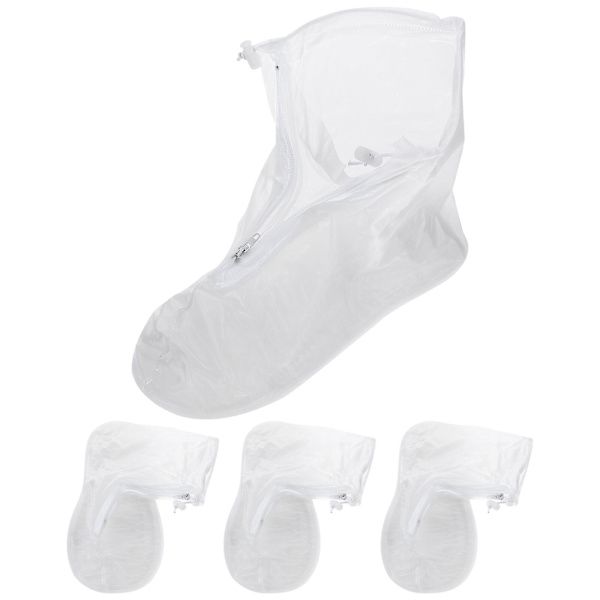 2 Par Regntætte Sko Trekk Waterproof Sko Trekk Sklisikre Sko Trekk (M)