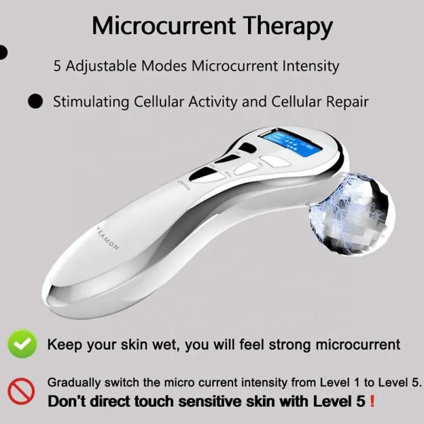 Face Massager Roller, 4D Facial Massager Skönhet Hudvårdsverktyg för ansiktsögonhals, present till kvinnor