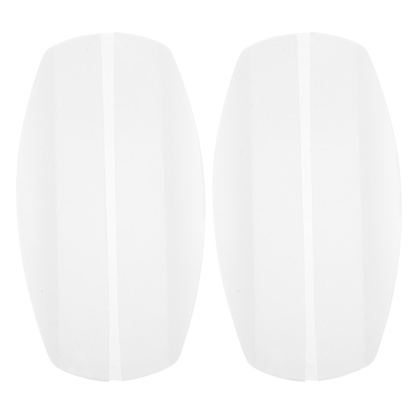 2 stk. Holdbare Vaskbare Anti-slip Silikon BH-Rem Puder Skulderpuder (hvid) Hvid White