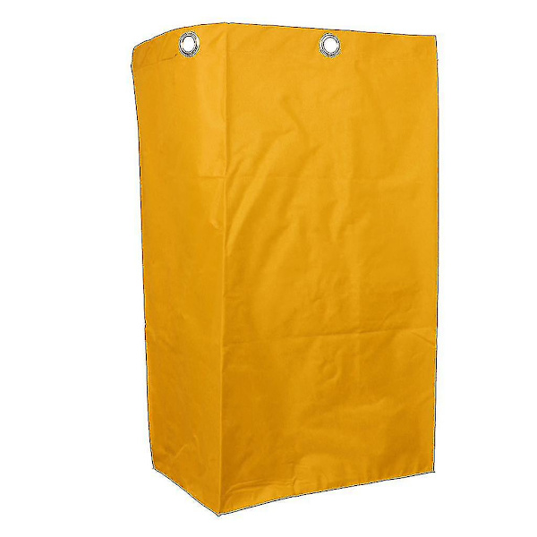 Rengjøringsvogn Rengjøringsverktøy Vanntett Vogn Oppbevaringspose 40x28x69cm Gul Shibaod