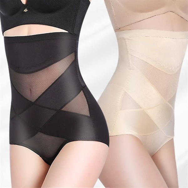 Korkeavyötäröinen kompressiomuotoilija, vatsaa litistävä korsetti, muotoilevat housut, alushousut, shapewear XL XL