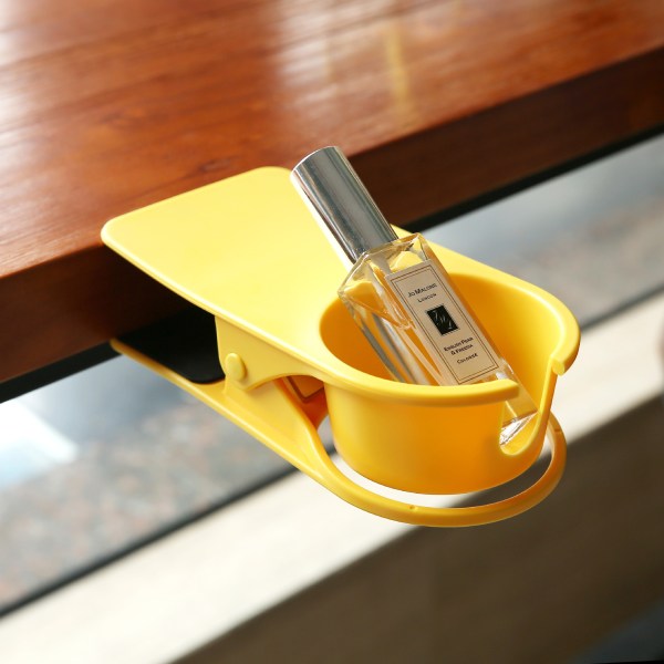Uppgraderad Clip On Mugghållare för kontorsstol Bord Skrivbord Sidan att hålla kaffemugg Vatten Soda Te dricksflaska