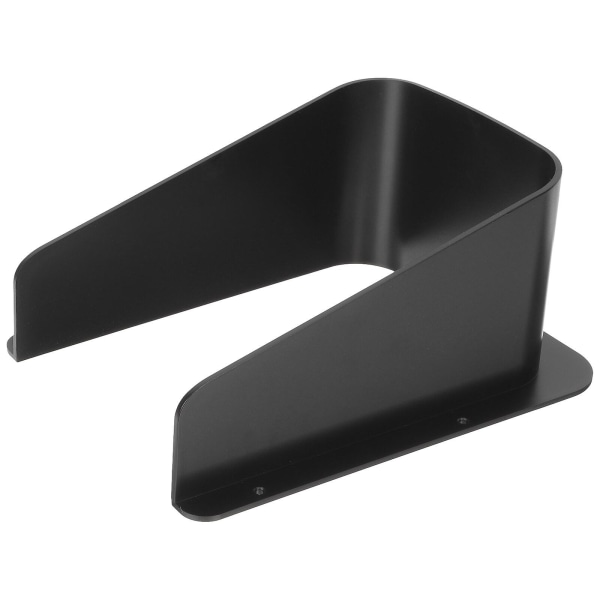 Dørklokke Regntrekk Akryl Ring Dørklokkedeksel Dørklokke Regntett trekk Beskyttelse DørklokkedekselBl Black 21.5x17.5cm