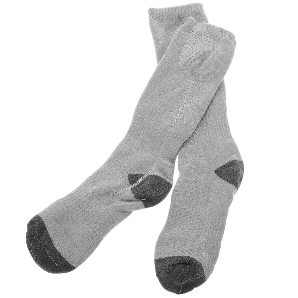 1 Pair Intelligent Heating Sock Stylish Warm Sock Winter Sock For Men WomenGrey41X11CM