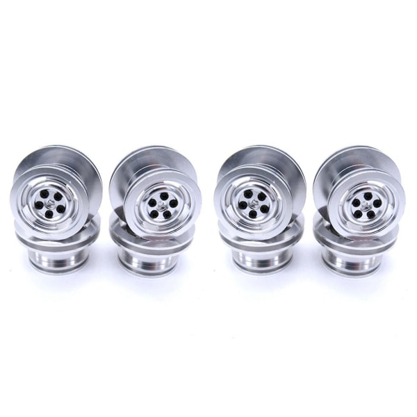 8 kpl RC-auton metalliset pyörän navat vanteet yhteensopivat 1/12 MN D90 D91 D96 D99s -mallin auton varaosat