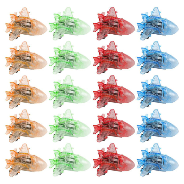 20 st Utvecklande Leksaker Barnleksaker Flygplansleksaker Liten Flygplansleksak Helikopterleksaker Mini Flygplansleksak Slumpmässigt Random Color 5X5CM