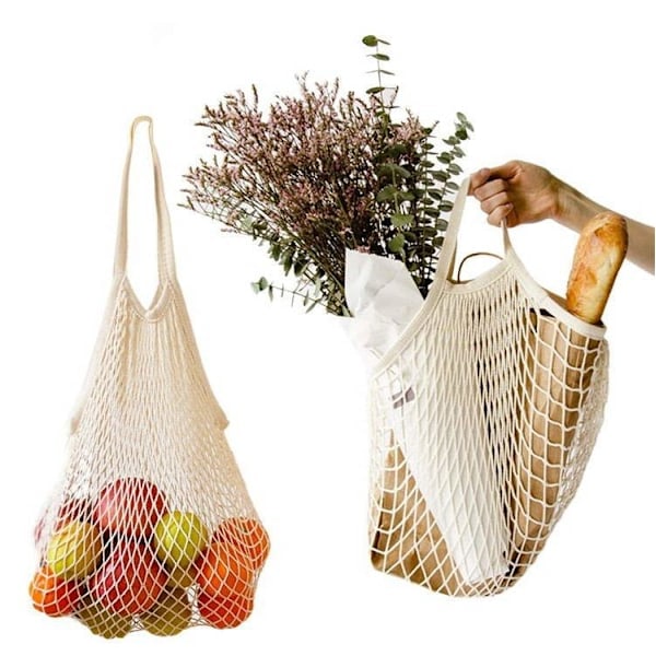 3-pack Mesh Bomullsrepskassar (30*35*10cm), Återanvändbar Mesh_ryy